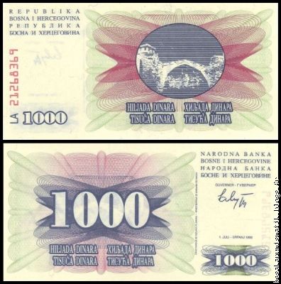 1000  Dinara  1992