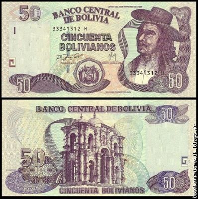 50  Bolivianos 2001